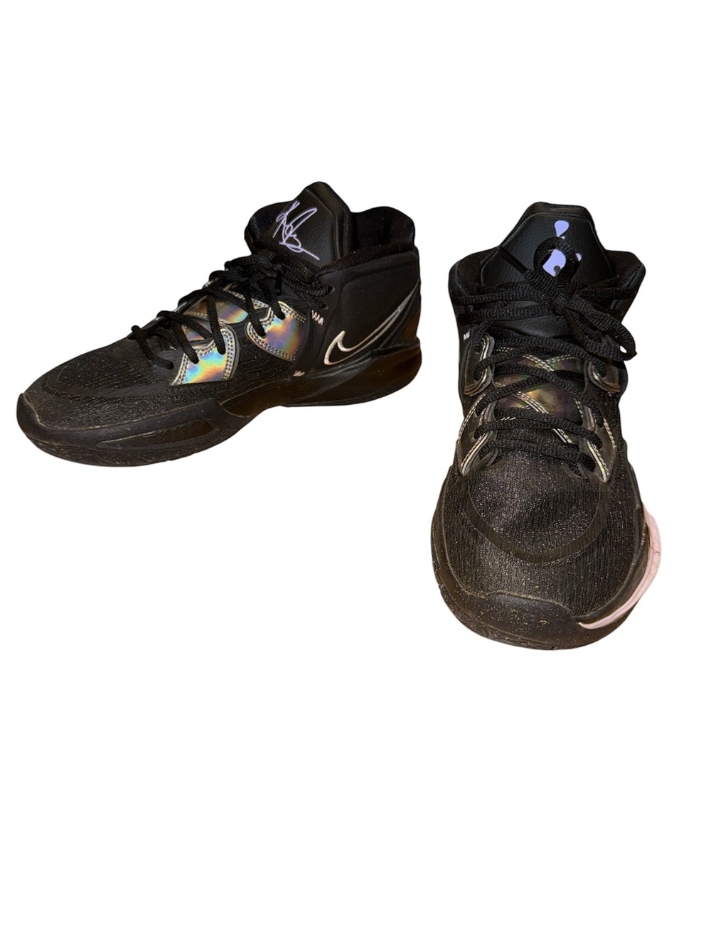 Nike Kyrie Infinity Men’s 10 Black Metallic Silver CZ0204-005 Irving Mavericks